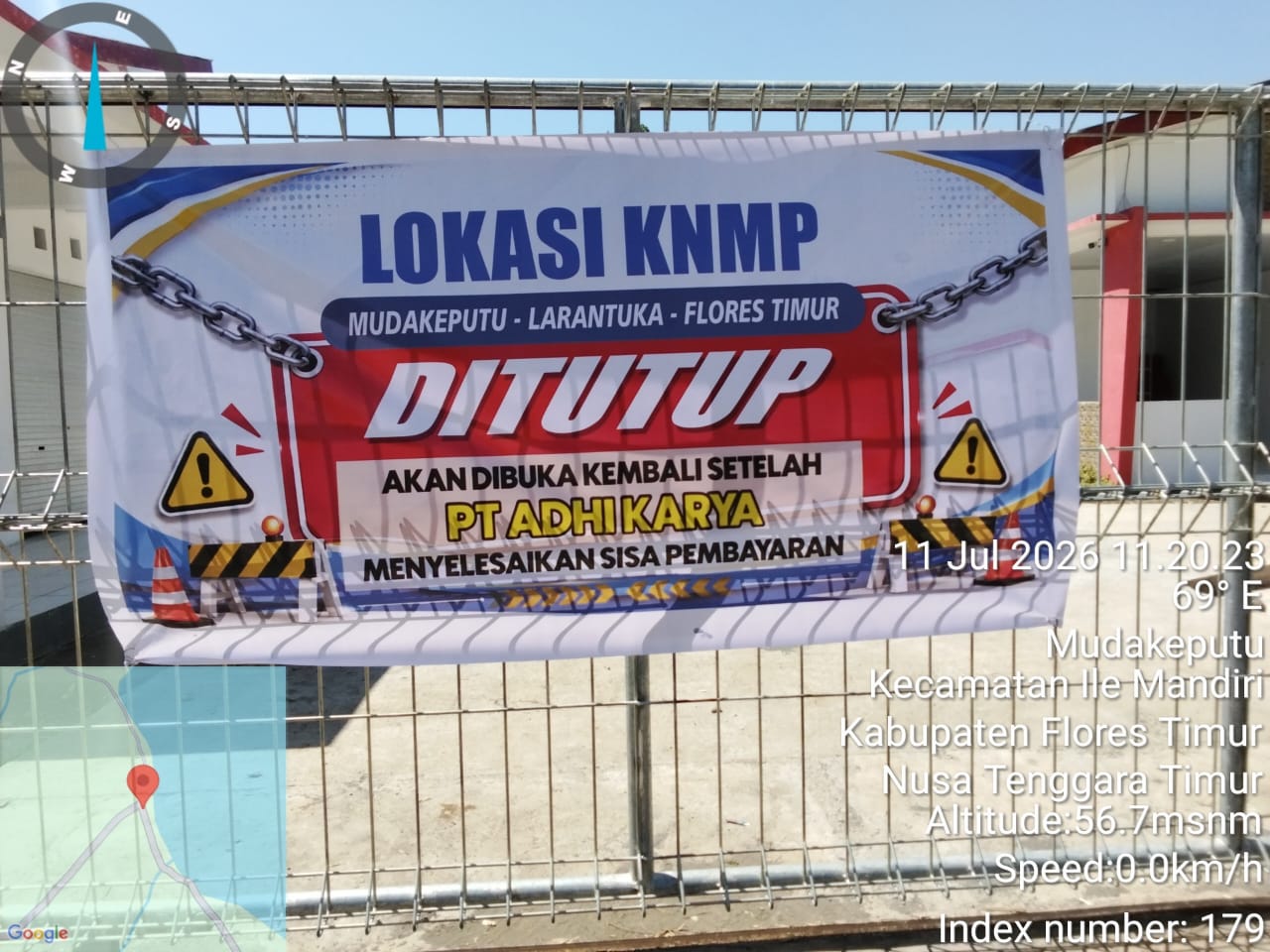 Utang 500 Juta Tak Kunjung Dibayar PT. Adhi Karya, Kampung Nelayan Merah Putih di NTT Ditutup Kontraktor Lokal